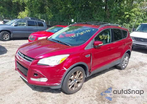 2013 Ford Escape Sel из США, поврежденный, VIN 1FMCU0HX7DUA77865